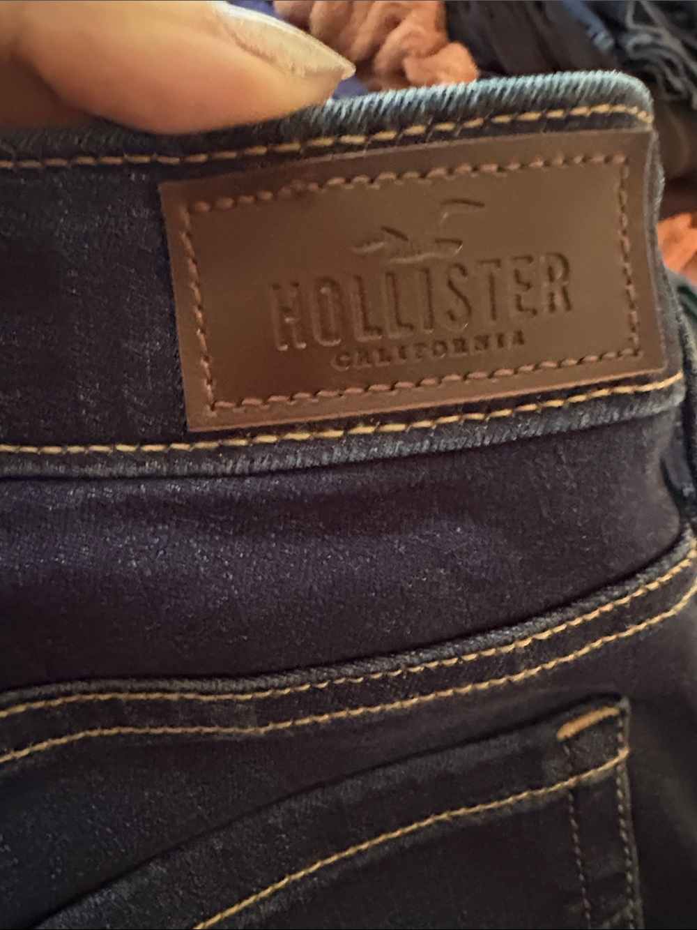 Hollister Women’s High Rise Super Skinny Blue Jeans New with Tags 10R/30R - Picture 7 of 9